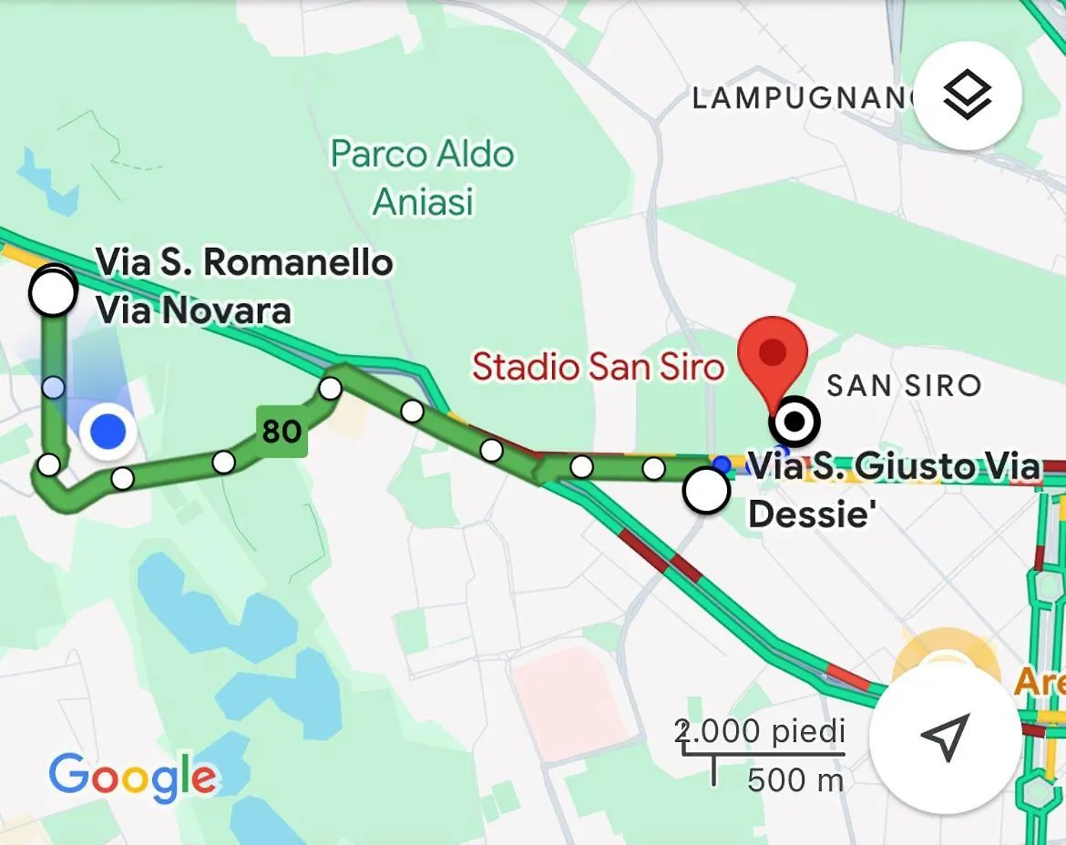 Bed & Breakfast Appartamenti San Siro Milano 6 Posti Letto